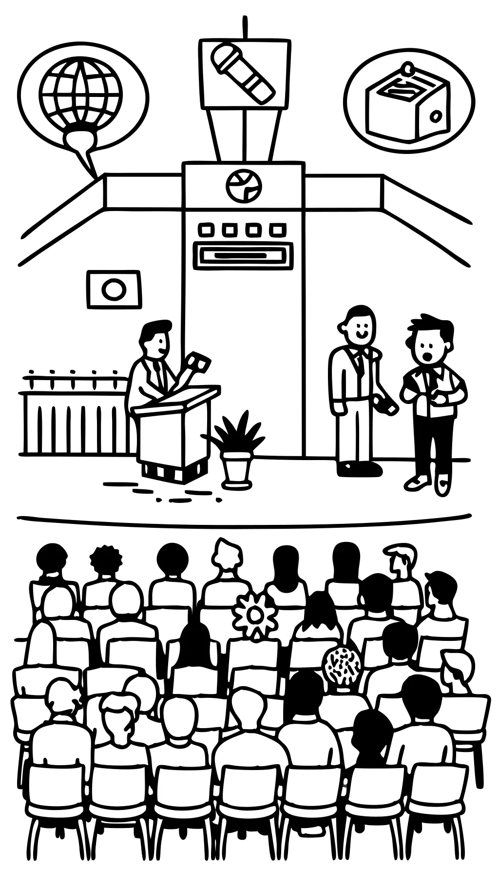 conference coloring pages